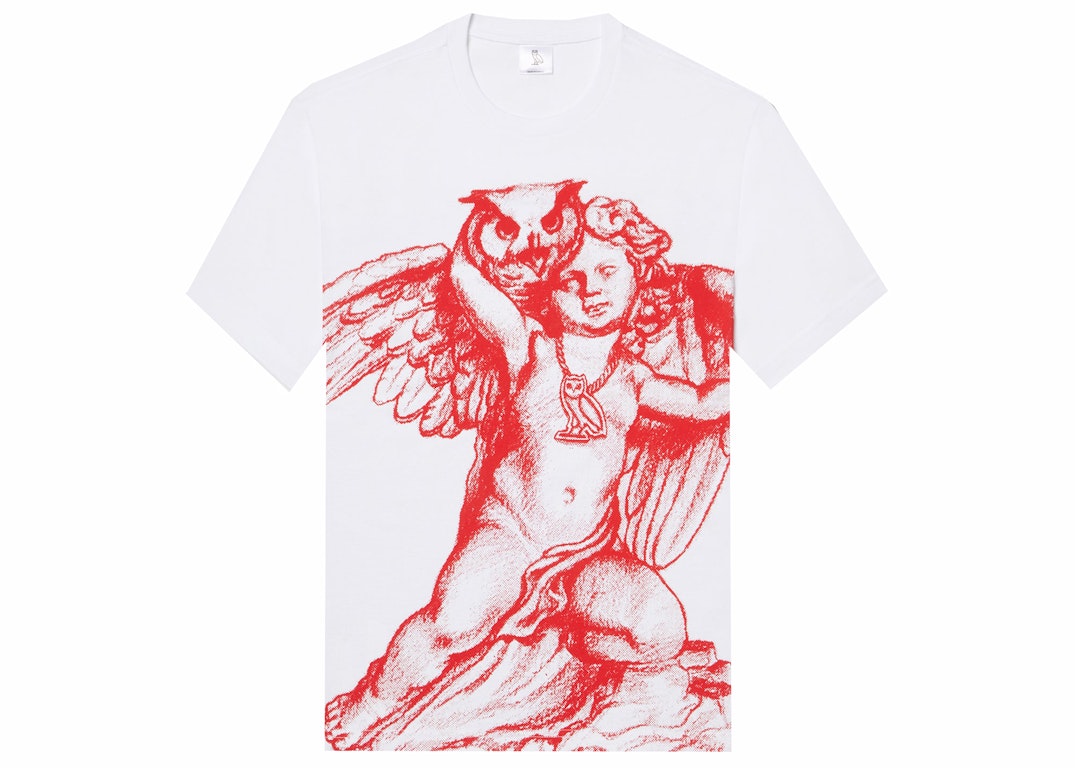 Pre-owned Ovo Cherub Owl T-shirt White