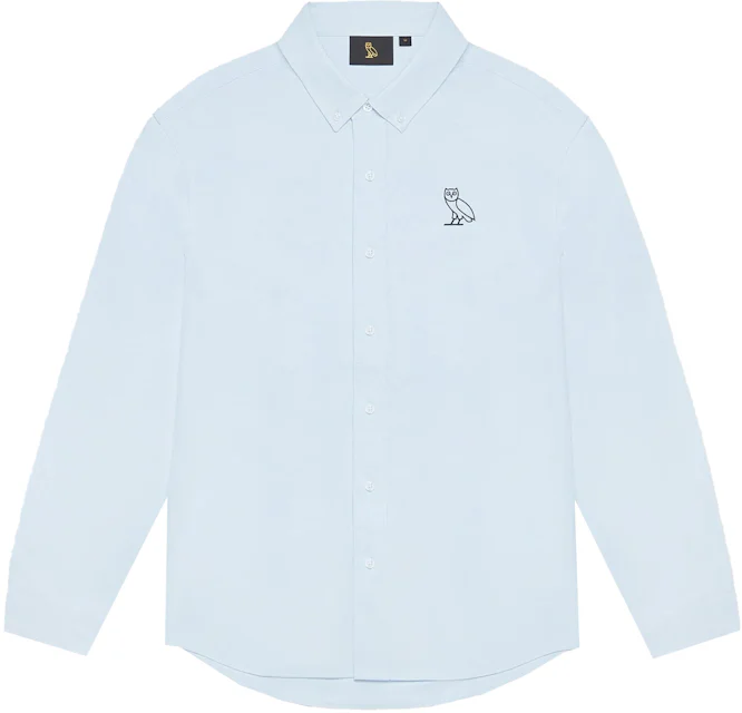 OVO Classic Oxford Shirt Light Blue Men's - SS22 - US