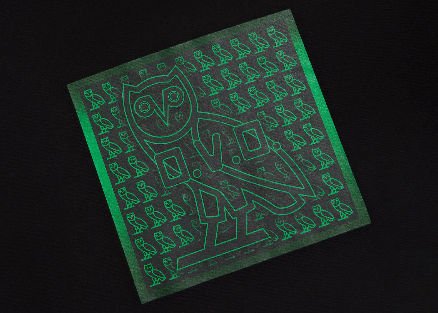 OVO Code Owl T-shirt Black Men's - SS22 - US