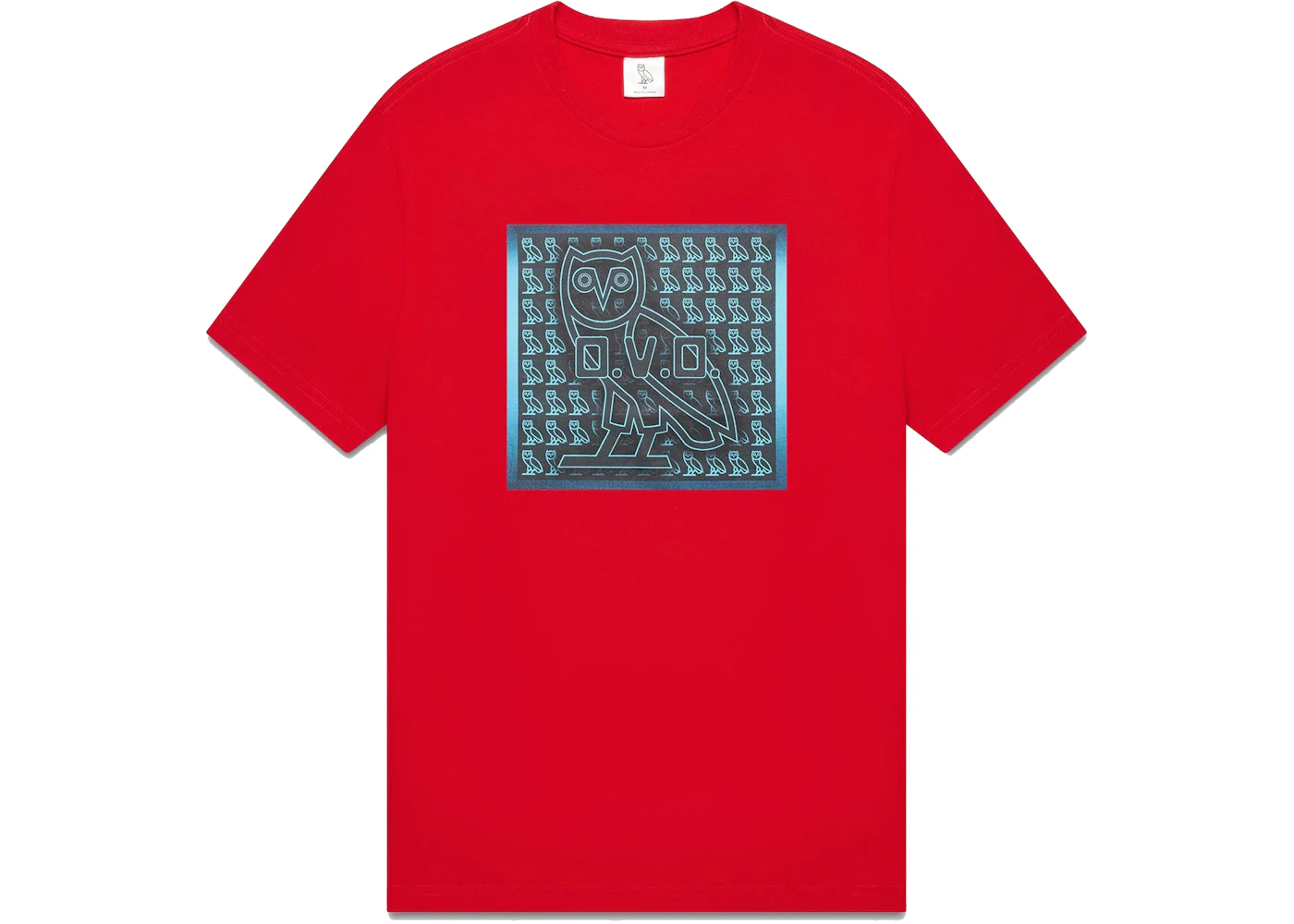 OVO Code Owl T-shirt Red Men's - SS22 - US