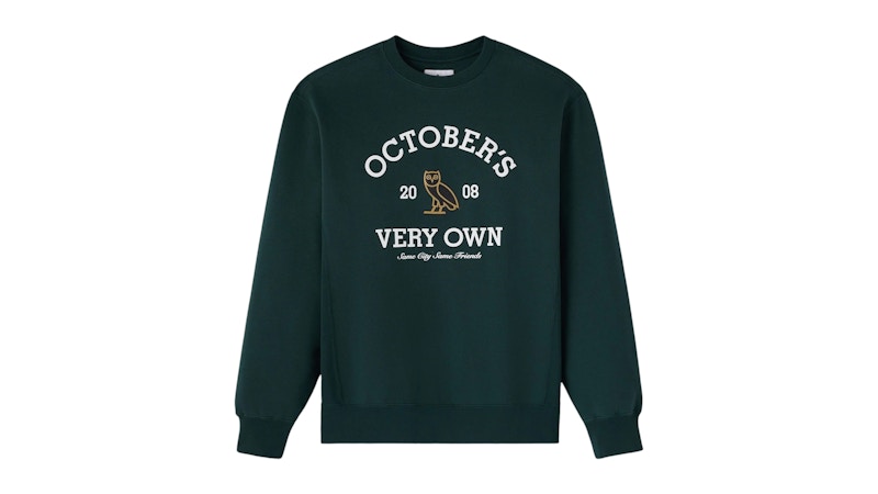 OVO Collegiate Crewneck Deep Green Men's - SS25 - US