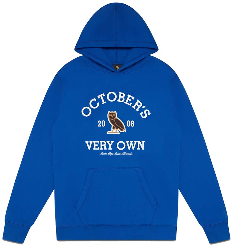 OVO Collegiate Hoodie Blue Men's SS23 US