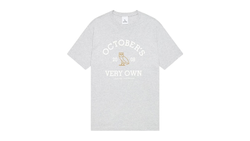 OVO Collegiate T-Shirt (SS26) Gray
