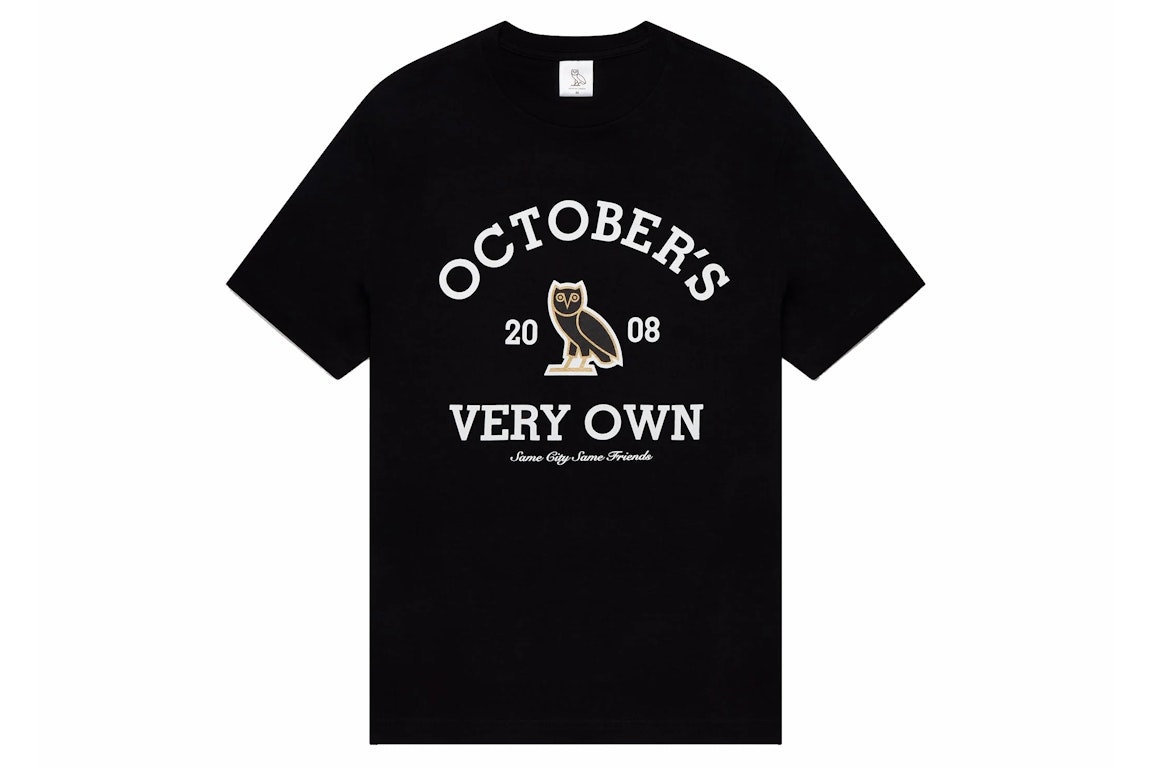 Pre-owned Ovo Collegiate T-shirt (fw22) Black