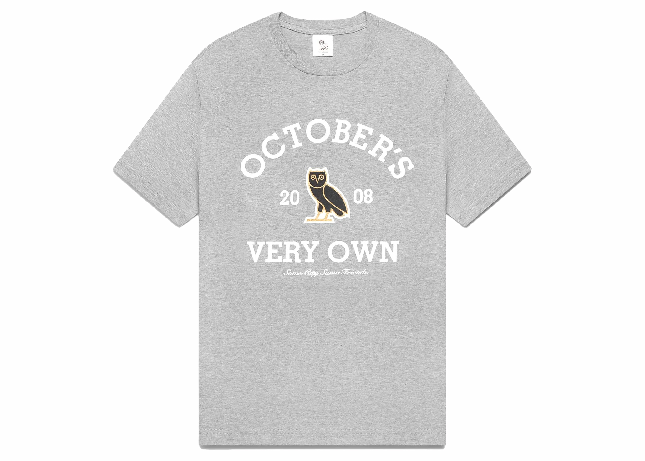 OVO Collegiate T-shirt (FW22) Heather Grey Men's - FW22 - US