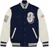 OVO Collegiate Varsity Jacket Navy