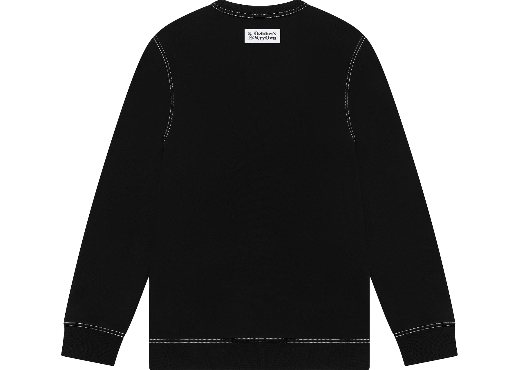 OVO Contrast Stitch Crewneck Black