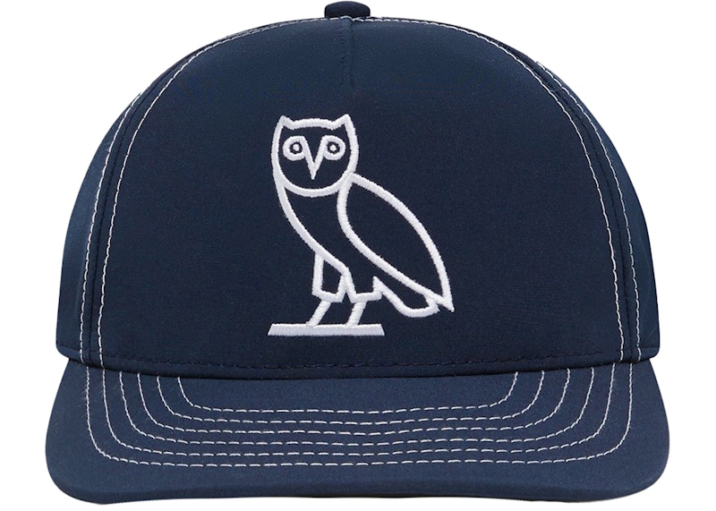 OVO Contrast Stitch Snapback Hat Indigo Men's SS21 US