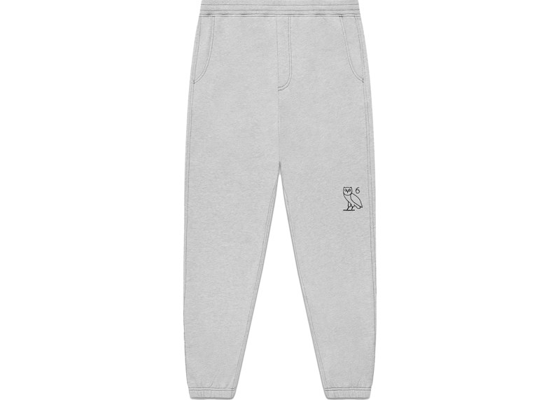 OVO Contrast Stitch Sweatpant Heather Grey