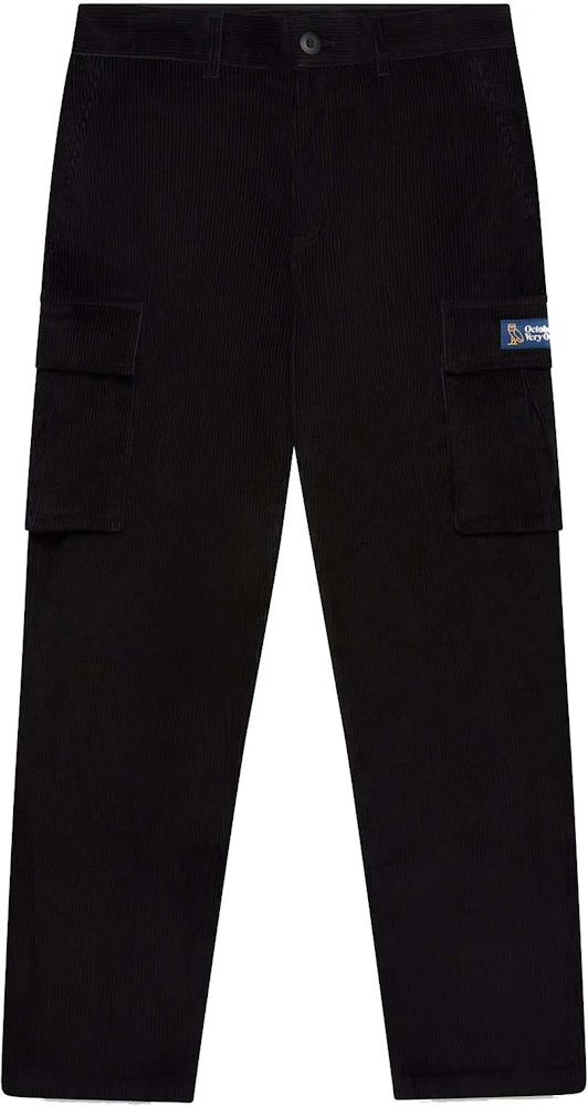 OVO Corduroy Cargo Pant Black Men's - FW22 - US