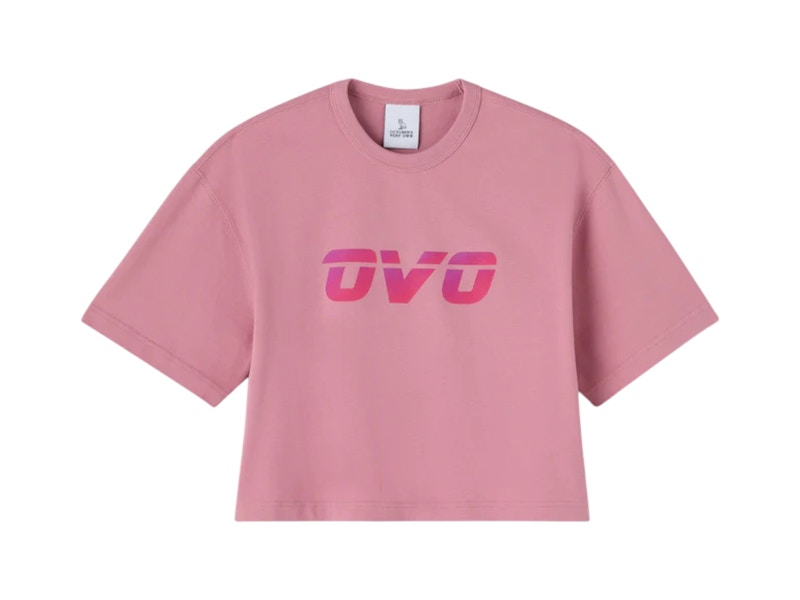 OVO Cropped Runner Tee Clover Pink