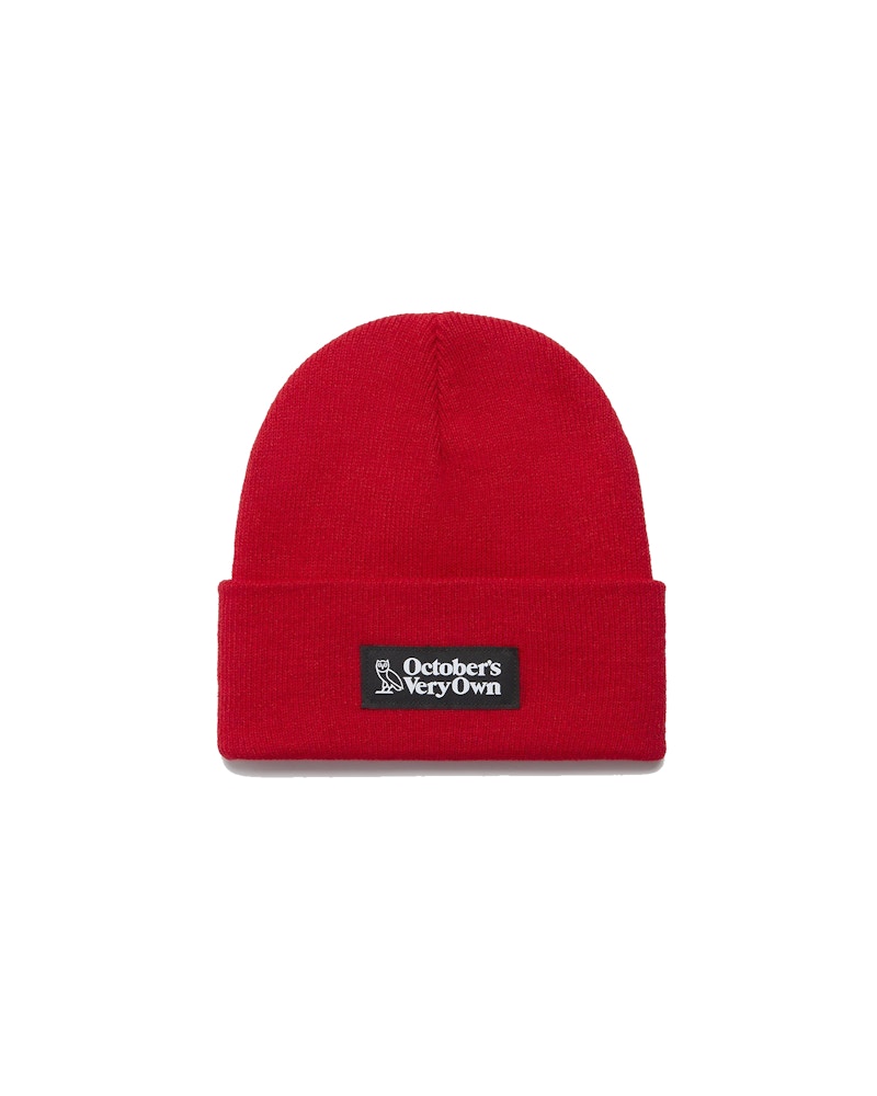 OVO Cuffed Beanie Red