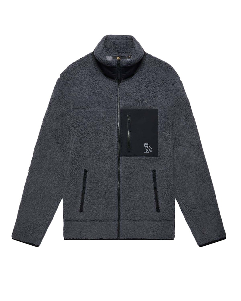 Deep pile fleece jacket on sale men's