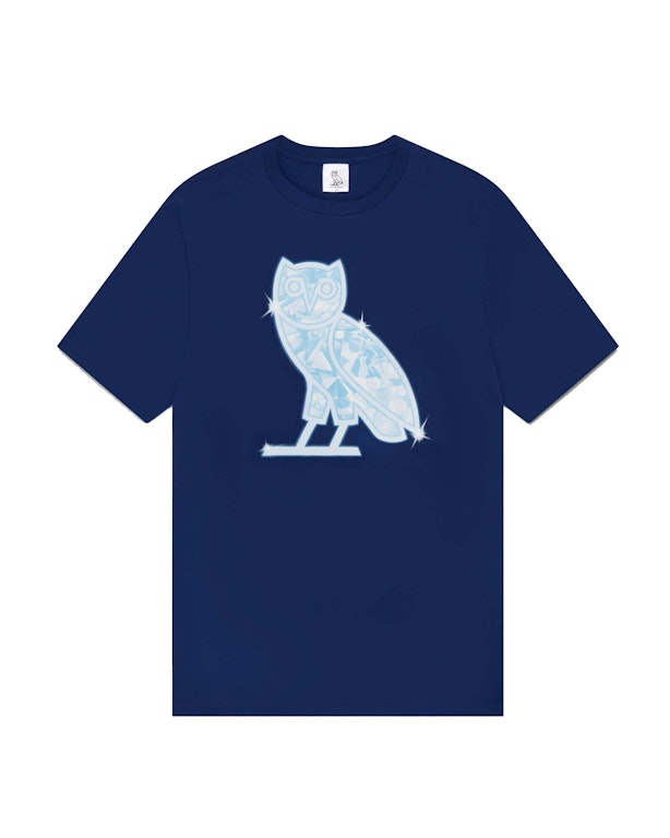 Pre-owned Ovo Diamond Owl T-shirt Blue