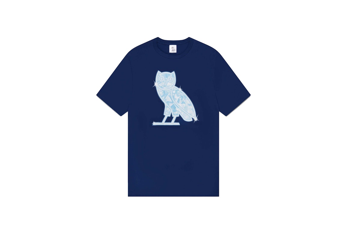 Pre-owned Ovo Diamond Owl T-shirt Blue