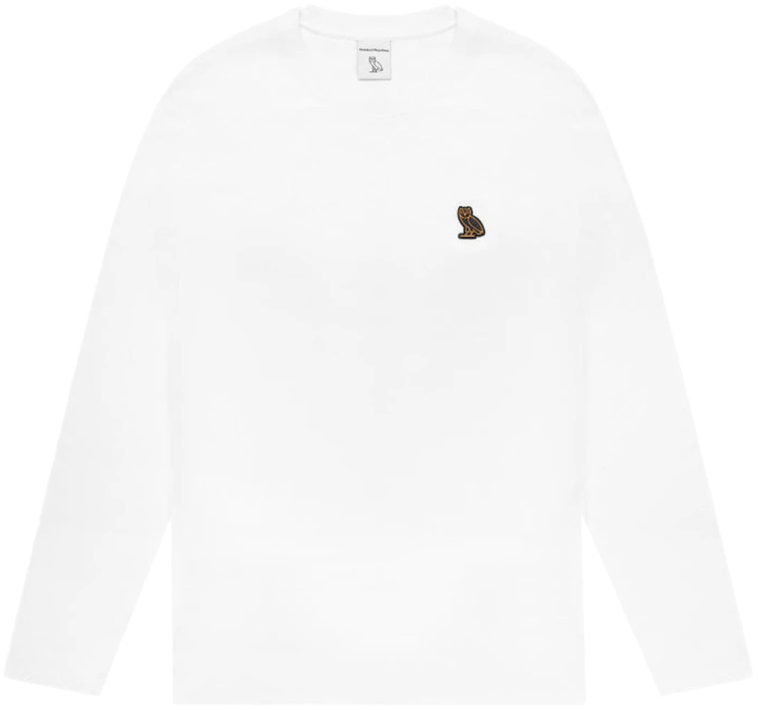 OVO Essentials Longsleeve T-shirt White Men's - US