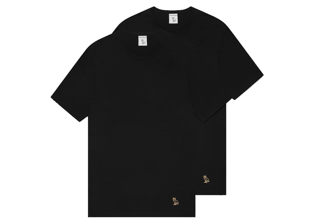 Pre-owned Ovo Essentials T-shirt (2 Pack) Black