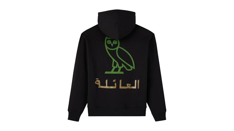 25SS【October's Very Own】パーカー FAMILY CALLIGRAPHY HOODIE OVO Family Calligraphy Hoodie Black Men's - SS25 - US