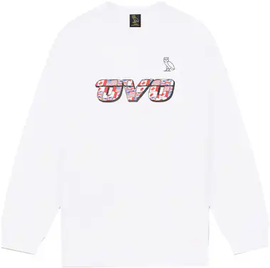 OVO Flag Runner T-shirt White - SS21 - GB