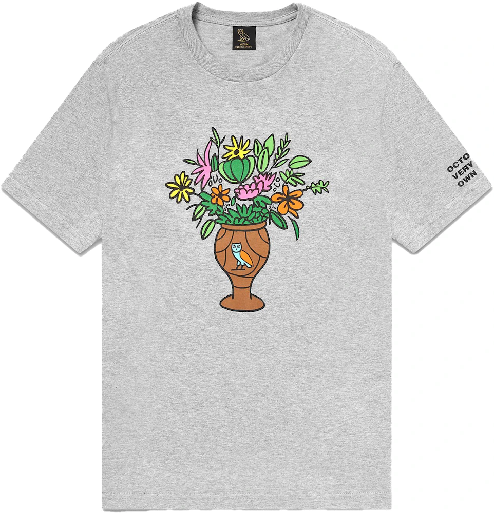 My Fit Watch Tropical Flowers T-Shirt Heather Dark Grey / XL