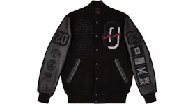 OVO For All The Dogs Varsity Jacket Black