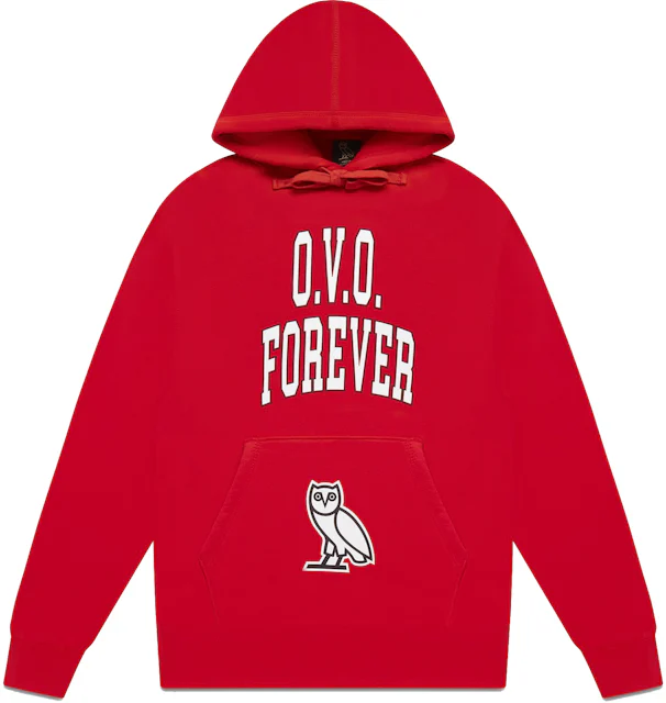 OVO Forever Hoodie Red Men's - FW21 - US