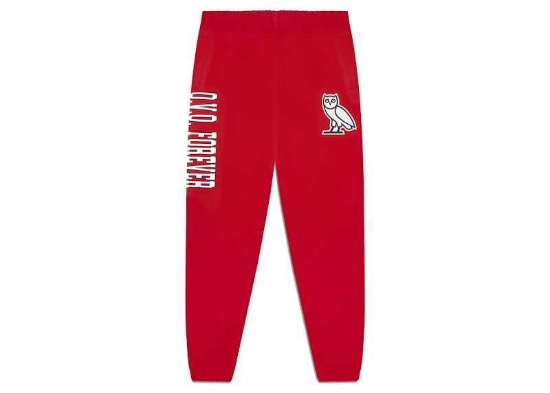 OVO Forever Sweatpant Red Men s FW21 GB