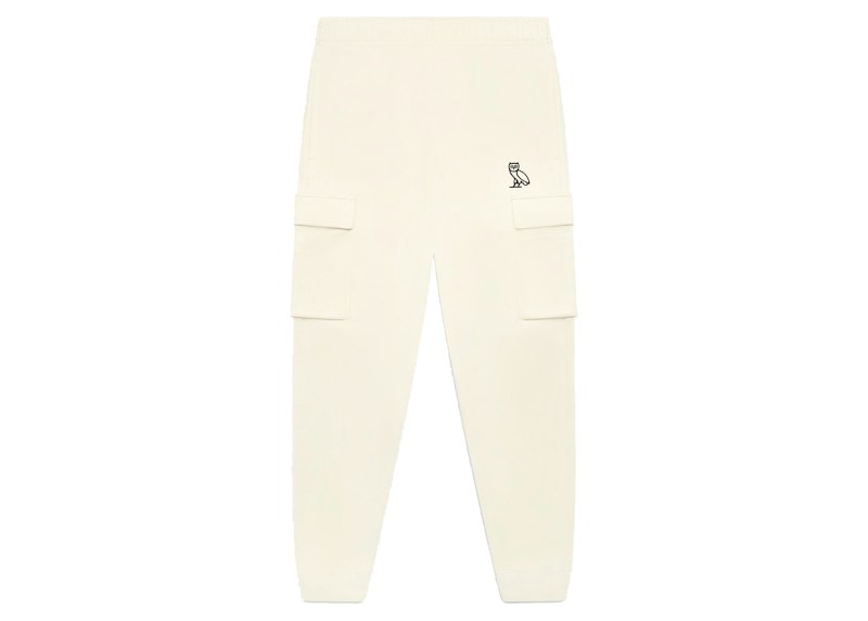 OVO French Terry Cargo Pant Cream