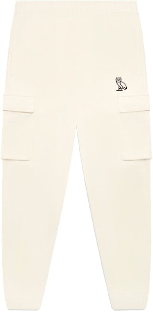 OVO French Terry Cargo Pant Cream Men's - SS21 - US