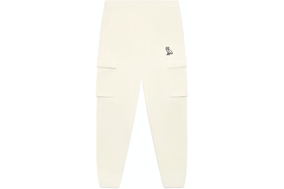 OVO French Terry Cargo Pant Cream Men's - SS21 - US