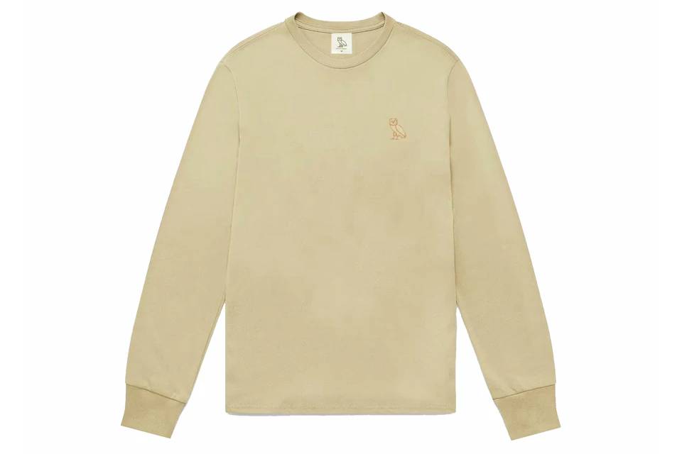 OVO Garment Dye Longsleeve T-shirt Sand