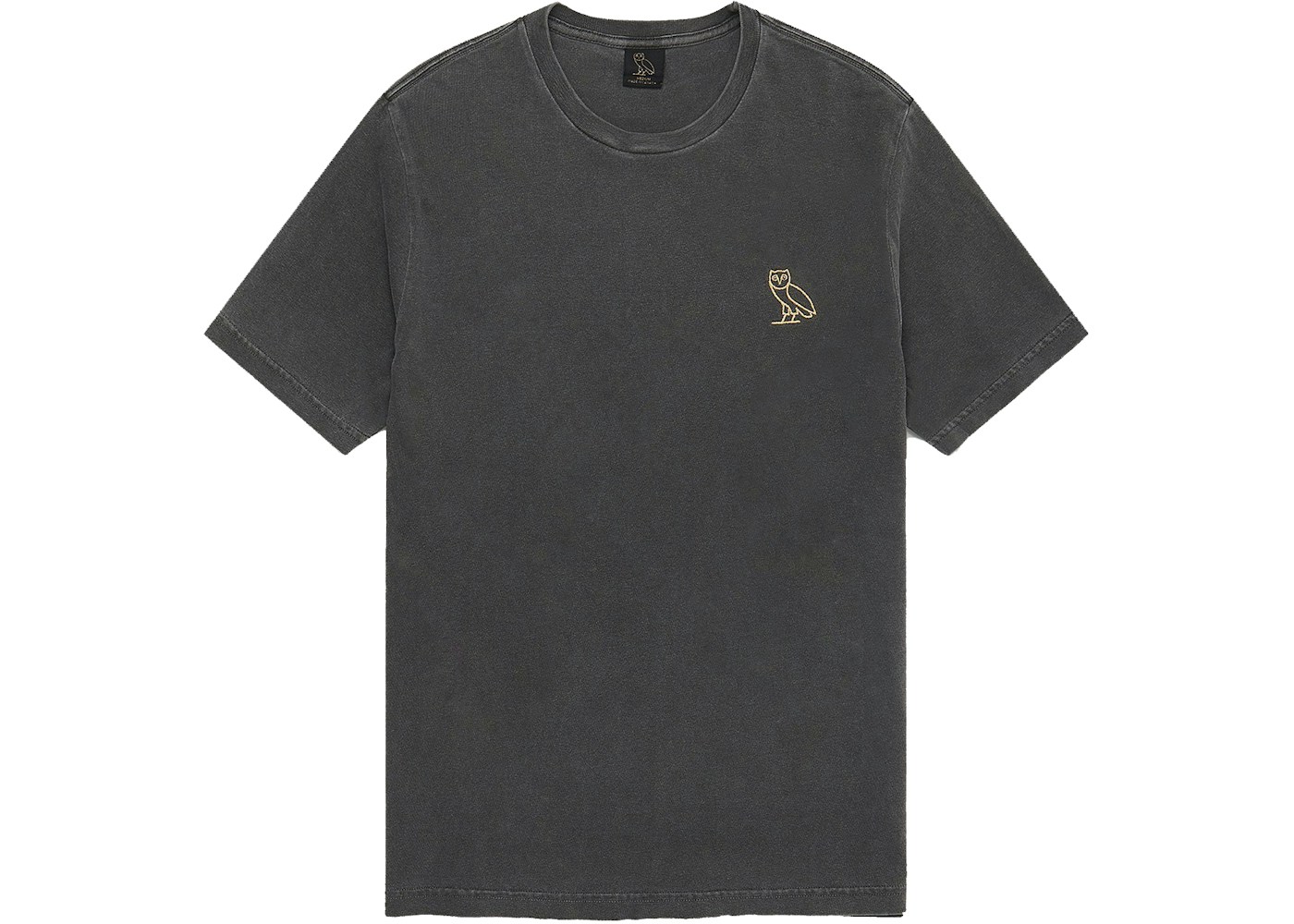 OVO Garment Dye T-shirt Black - FW20