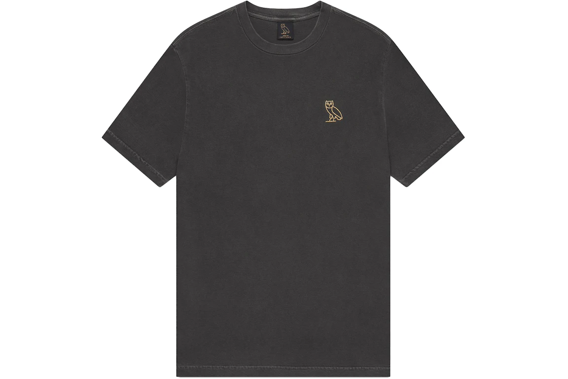 OVO Garment Dye T-shirt Charcoal