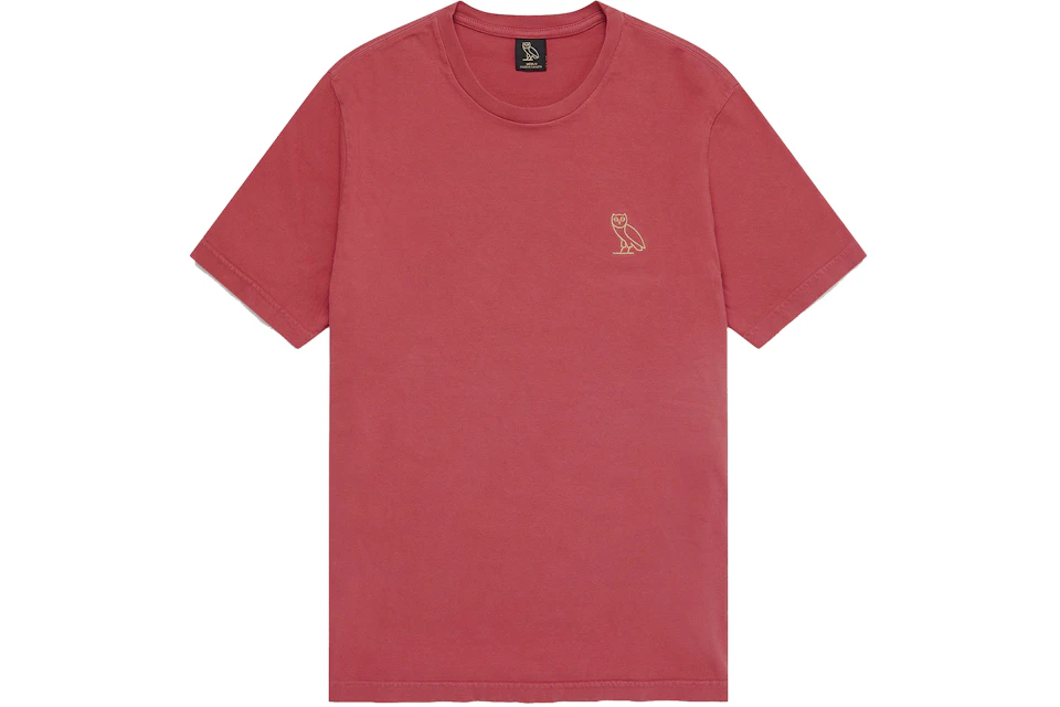 OVO Garment Dye T-shirt Red