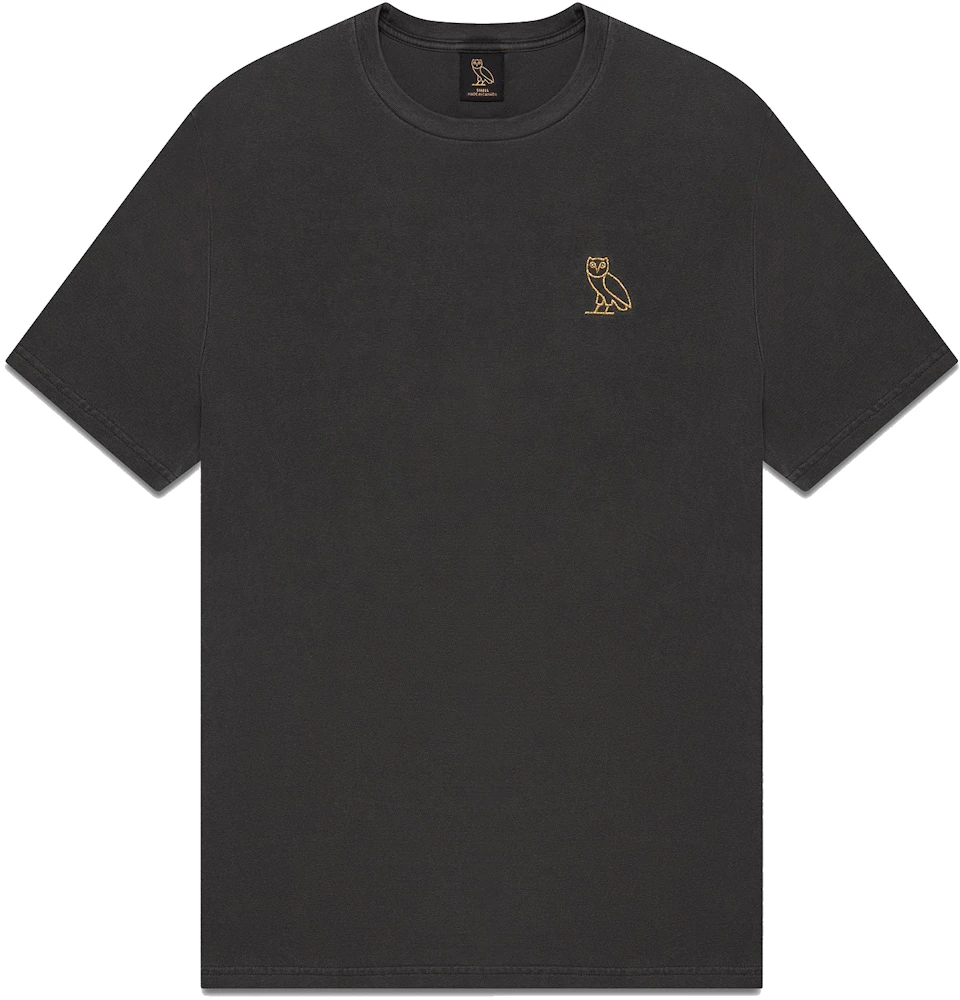 OVO Garment Dye T-shirt (FW21) Black Men's - FW21 - GB