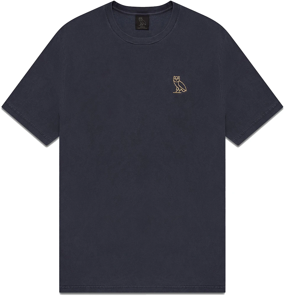 OVO Garment Dye T-shirt (FW21) Navy Men's - FW21 - US