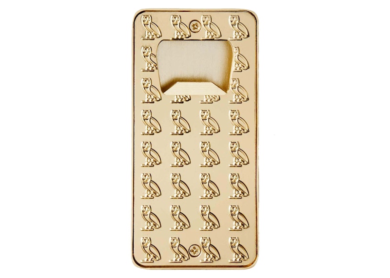 OVO Gold Bear Bottle Opener Gold