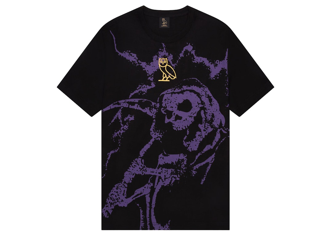 Pre-owned Ovo Grim Reaper T-shirt Black