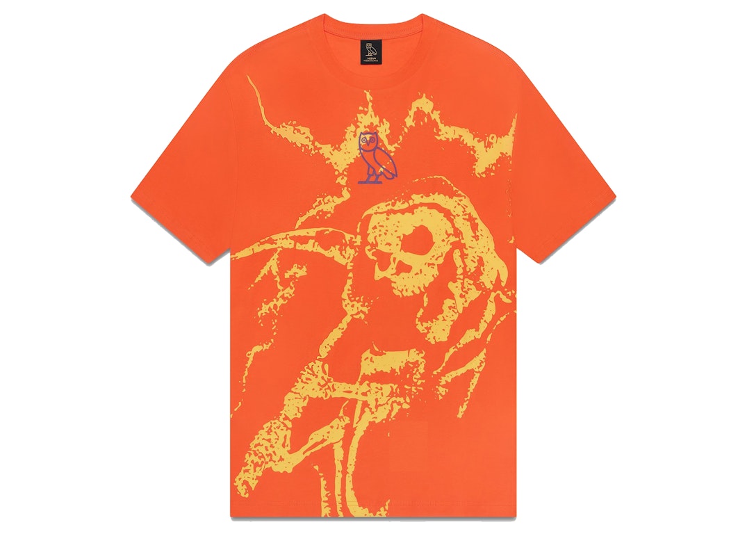 Pre-owned Ovo Grim Reaper T-shirt Orange