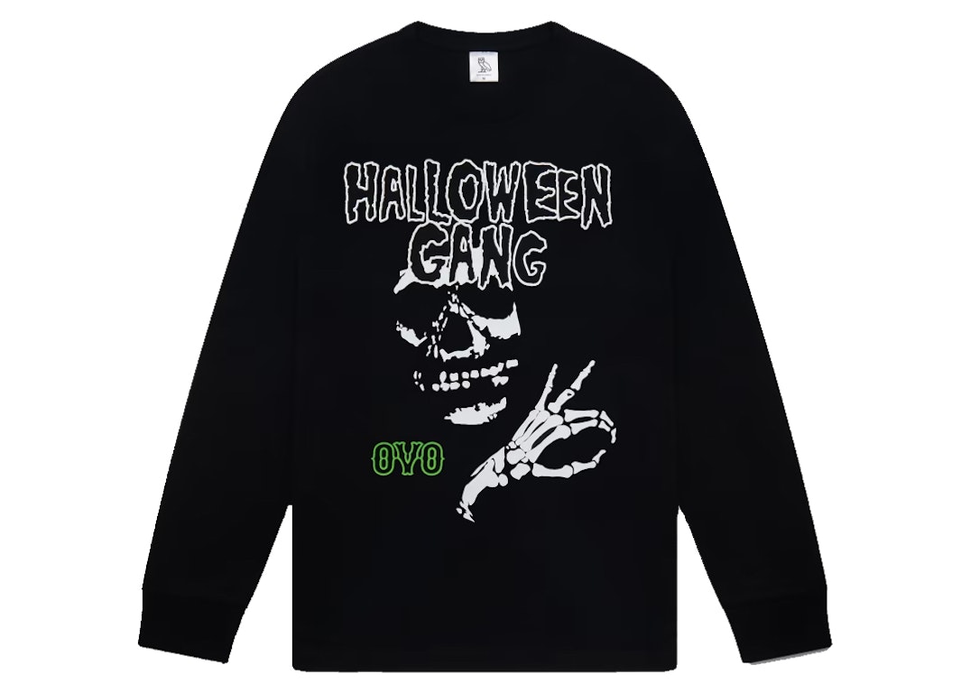 Pre-owned Ovo Halloween Gang Longsleeve T-shirt Black