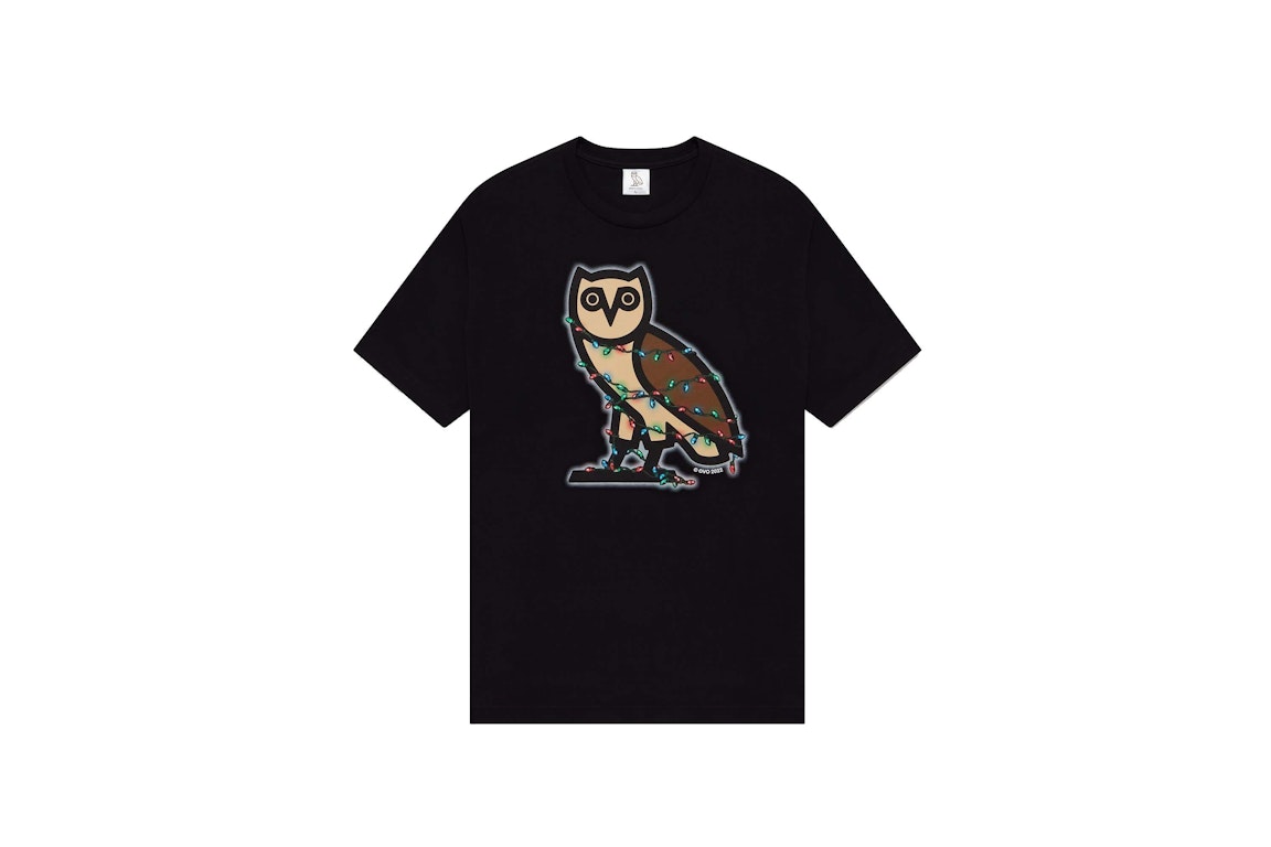 Pre-owned Ovo Holiday Bubble Owl T-shirt Black