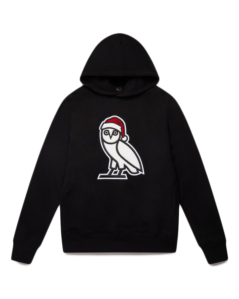 OVO Holiday Owl Hoodie Black Men's - FW20 - US