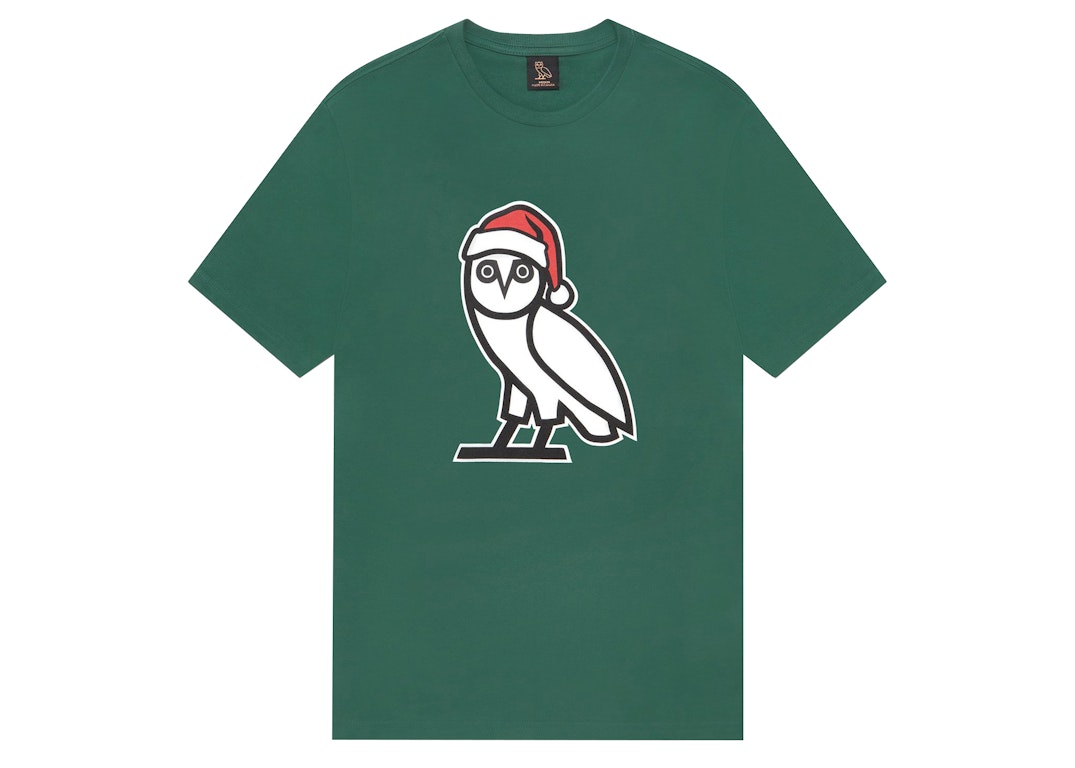 Pre-owned Ovo Holiday Owl T-shirt Green