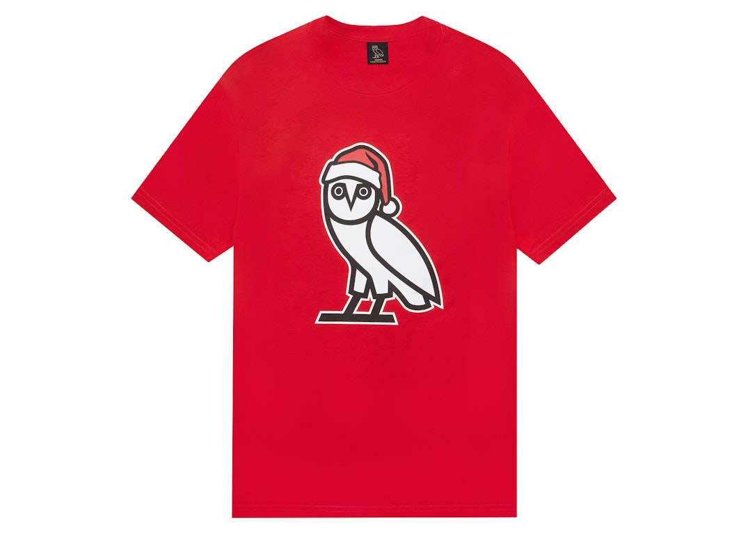 Pre-owned Ovo Holiday Owl T-shirt Red