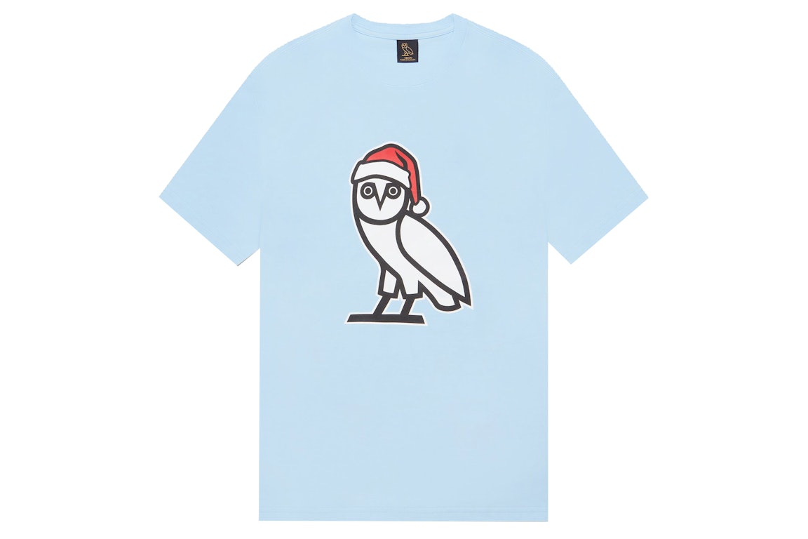 Pre-owned Ovo Holiday Owl T-shirt Sky Blue