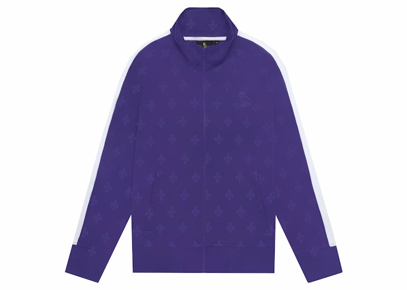 OVO Jacquard Pique Track Jacket Purple Men s FW22 GB