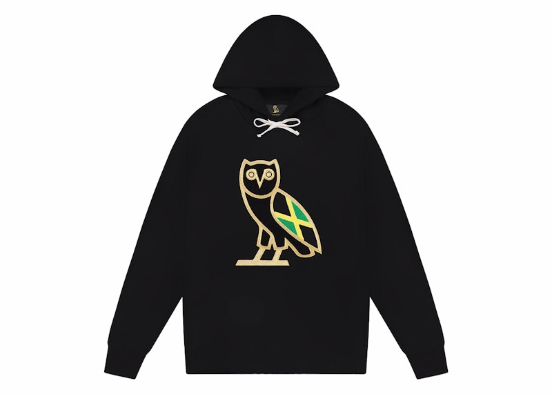 OVO Jamaica OG Owl Hoodie Black Men's - SS24 - US