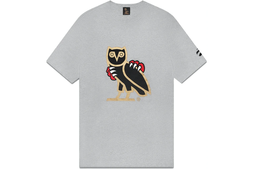 OVO Jurassic Park OG Owl T-shirt Heather Grey