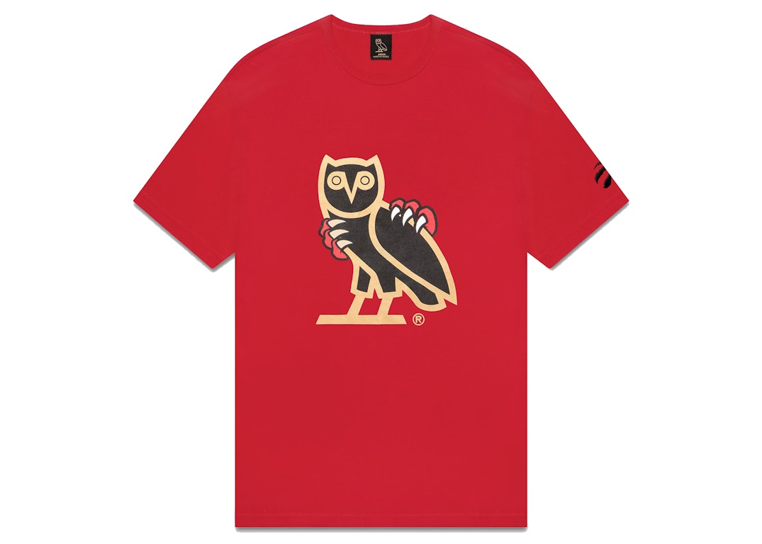 Pre-owned Ovo Jurassic Park Og Owl T-shirt Red