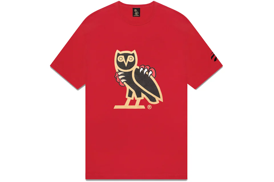 OVO Jurassic Park OG Owl T-shirt Red